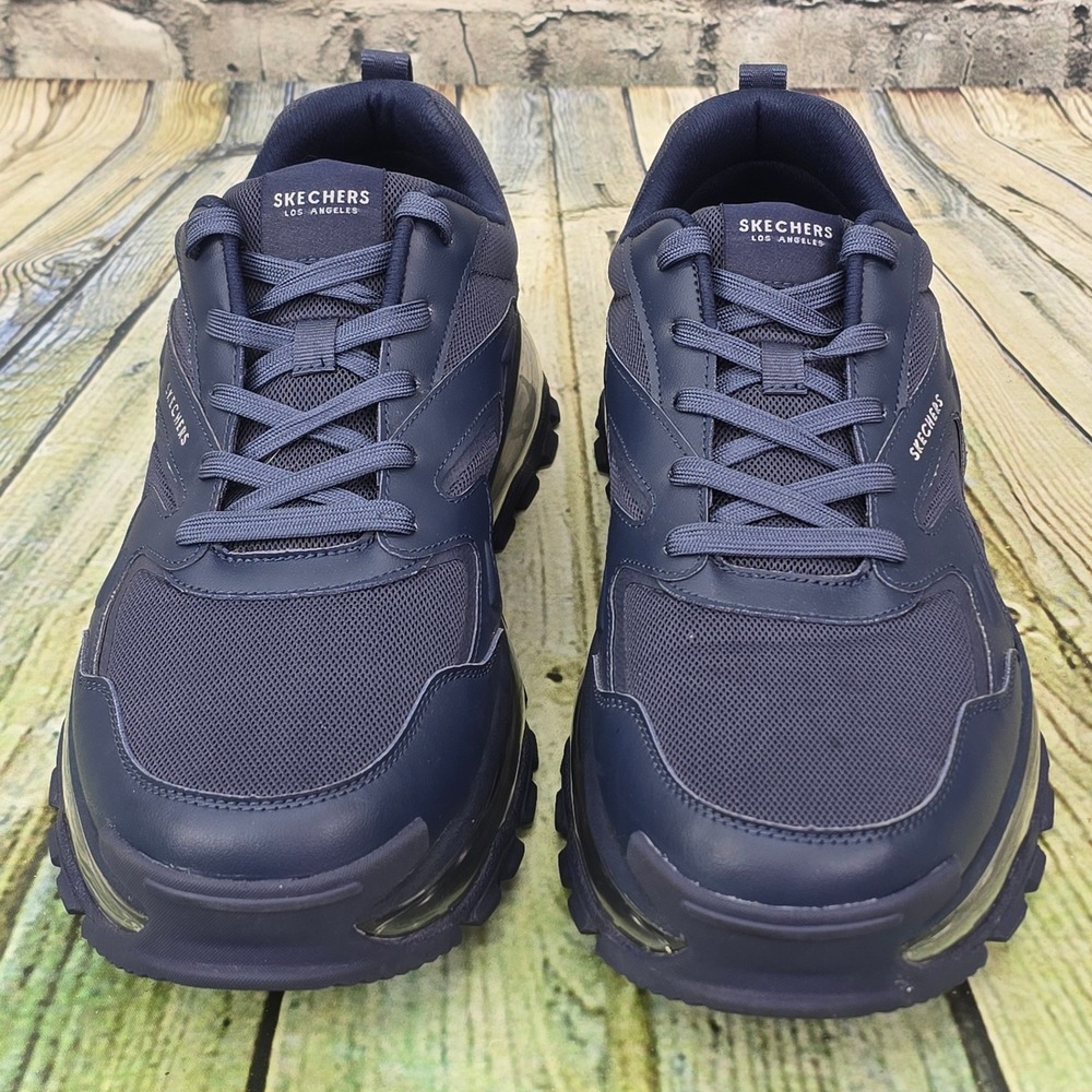 Skechers Street Uno Chaos Sneakers Mens 15 Navy Blue Memory Foam Chunky 183290 - Picture 6 of 9